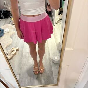 Lululemon Athletica Pink Skater Mini Skirt
